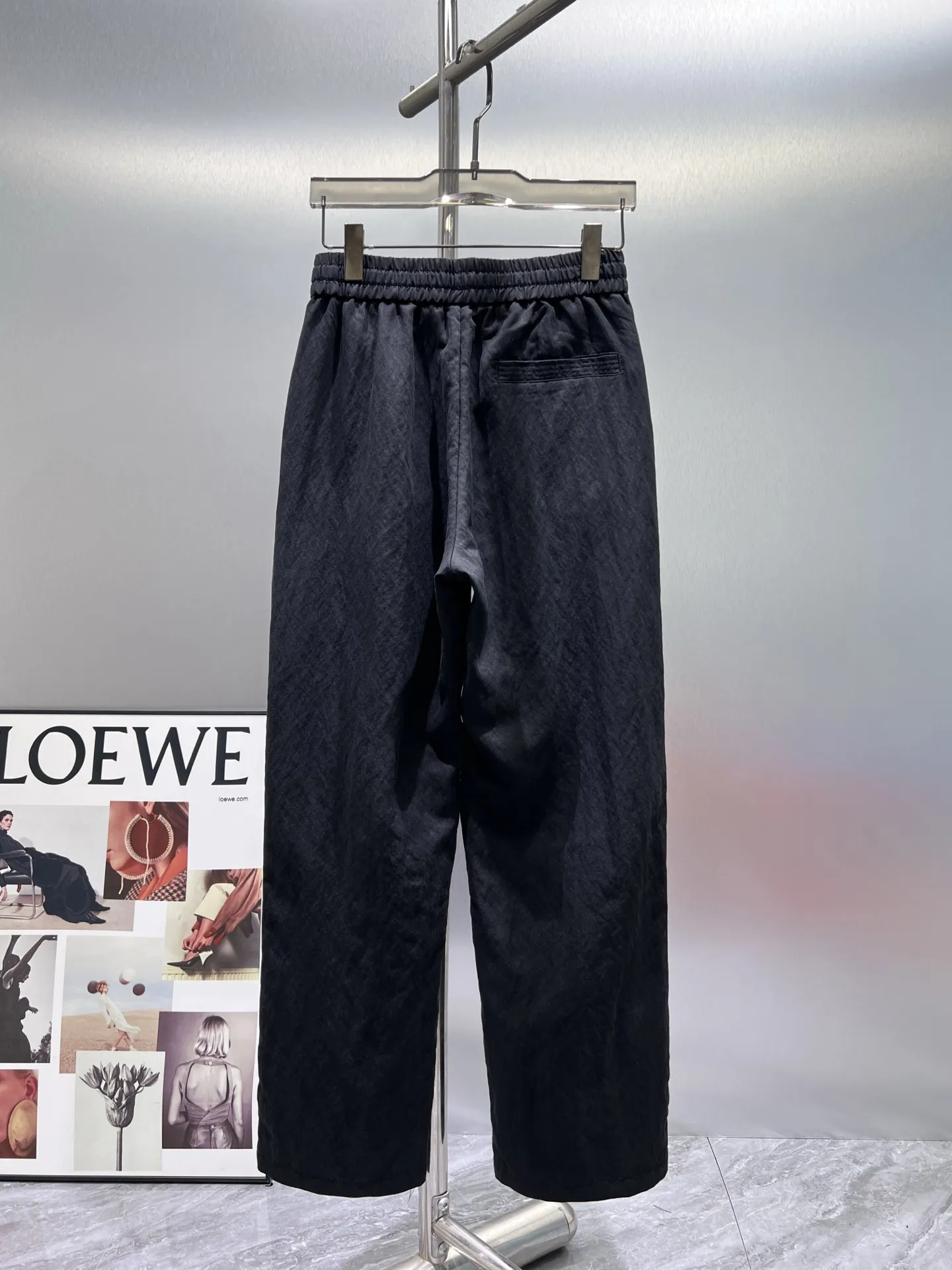 Logo-Patch Drawstring Casual Trousers D23012366 — view 2