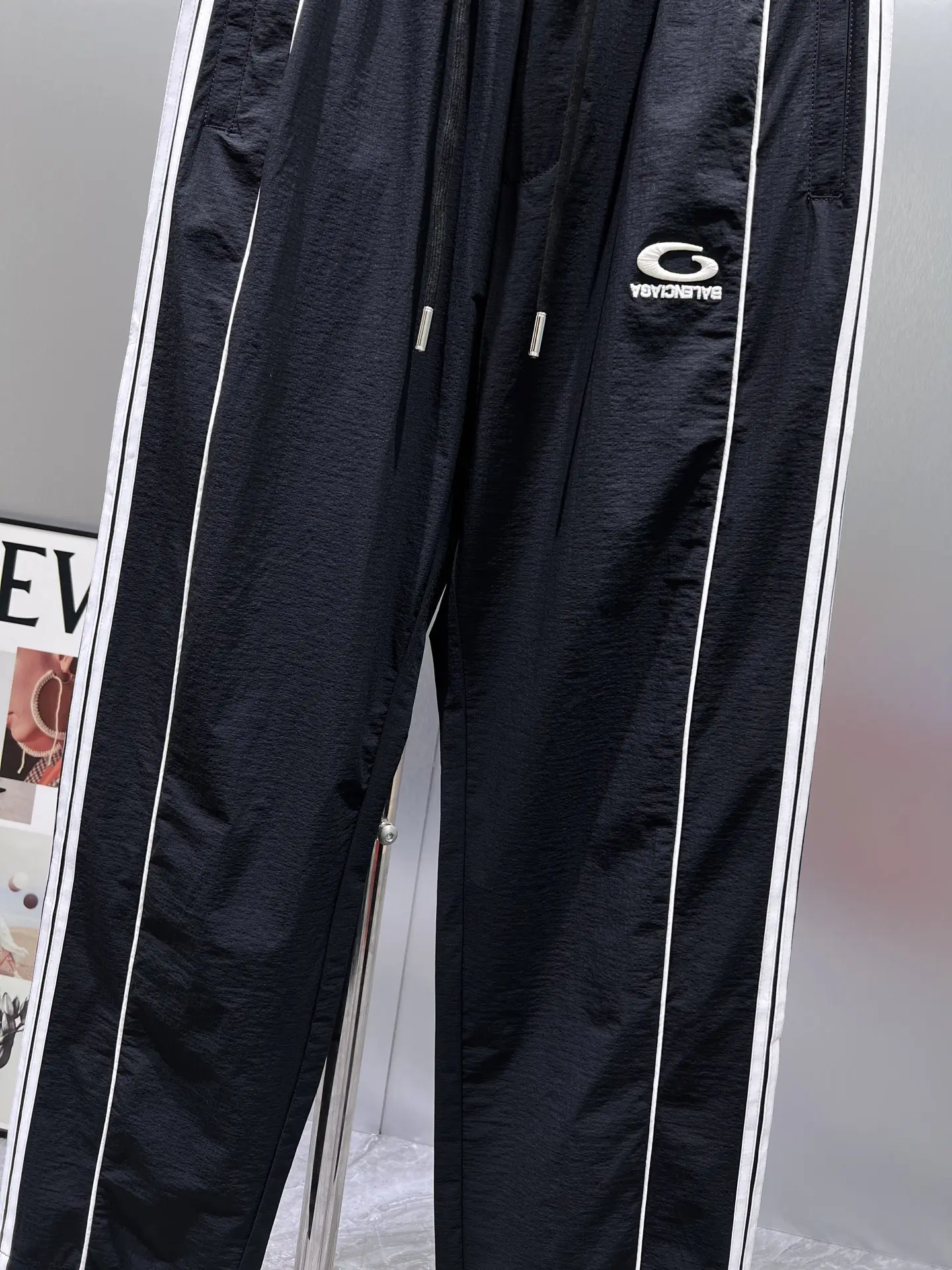 Logo-Embroidered Striped Track Pants D23512354 — view 5