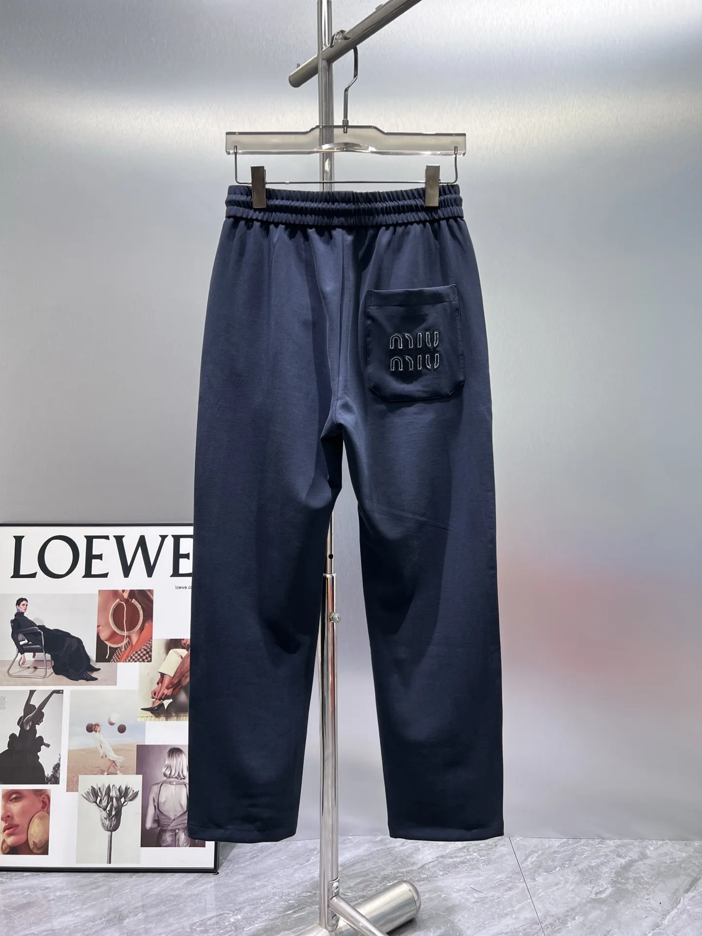 Logo-Embroidered Cotton-Blend Sweatpants D22012361 — view 2