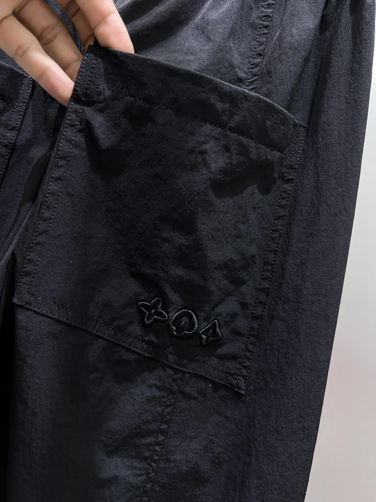 Embroidered Logo Drawstring Trousers D21512410 — view 7