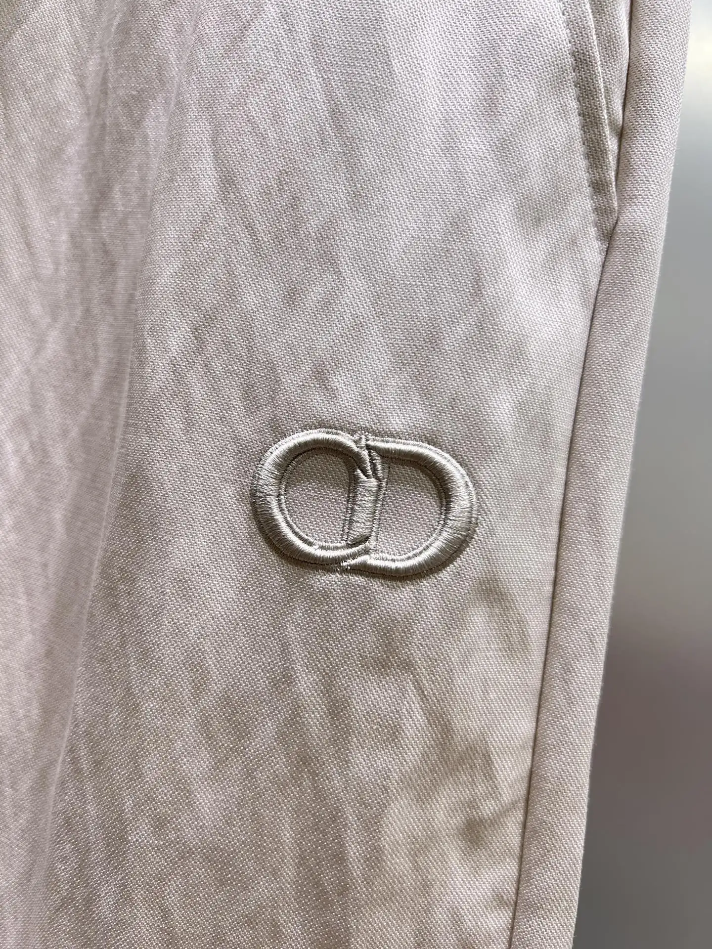 Logo-Embroidered Tencel and Linen-Blend Trousers D23012412 — view 5