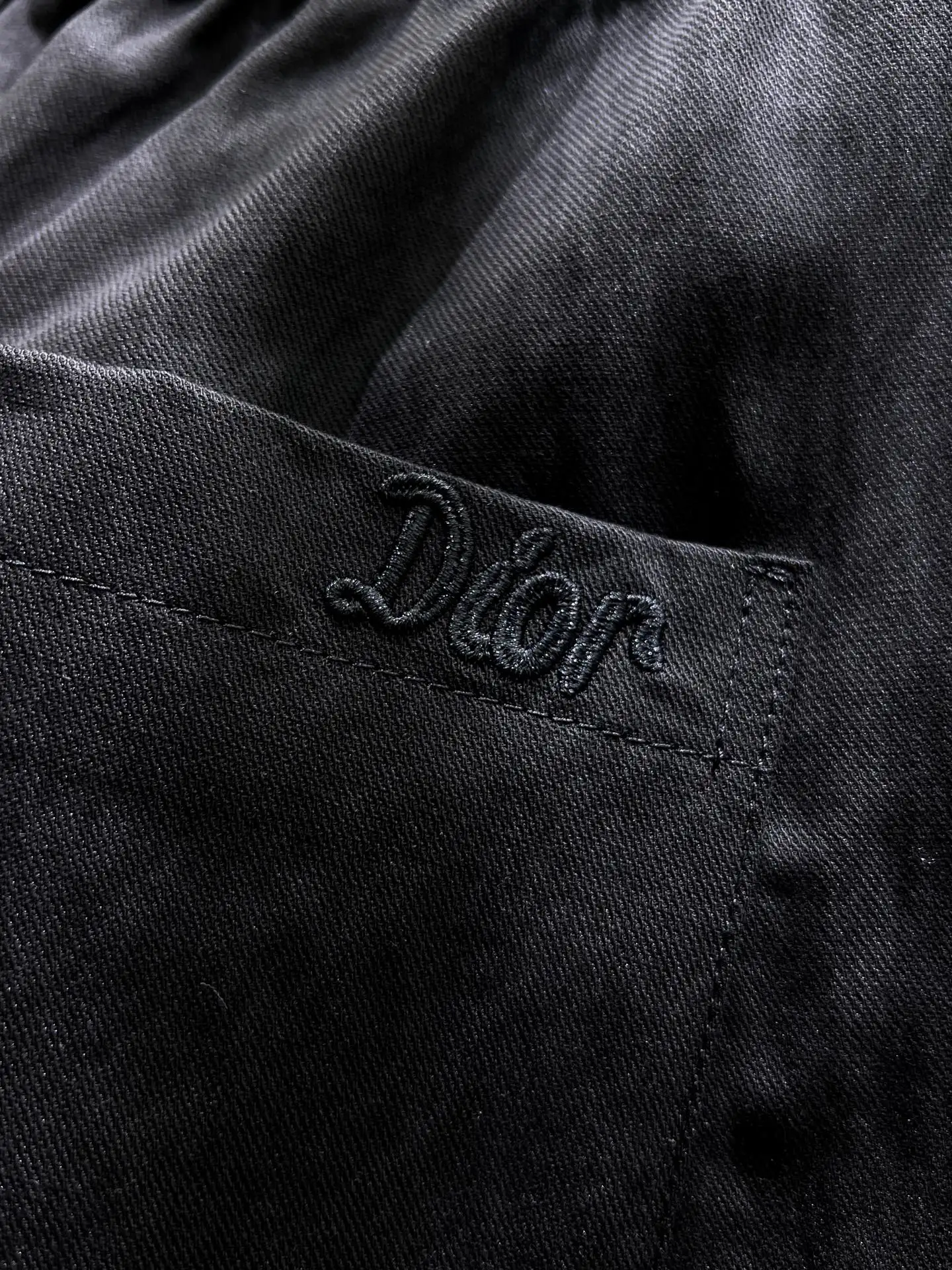 Logo-Embroidered Tencel-Linen Trousers D23012413 — view 7