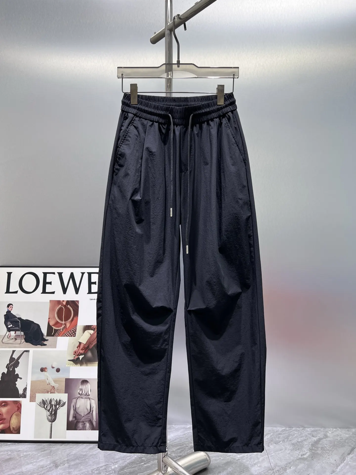 Logo-Embroidered Technical Drawstring Trousers D21512353