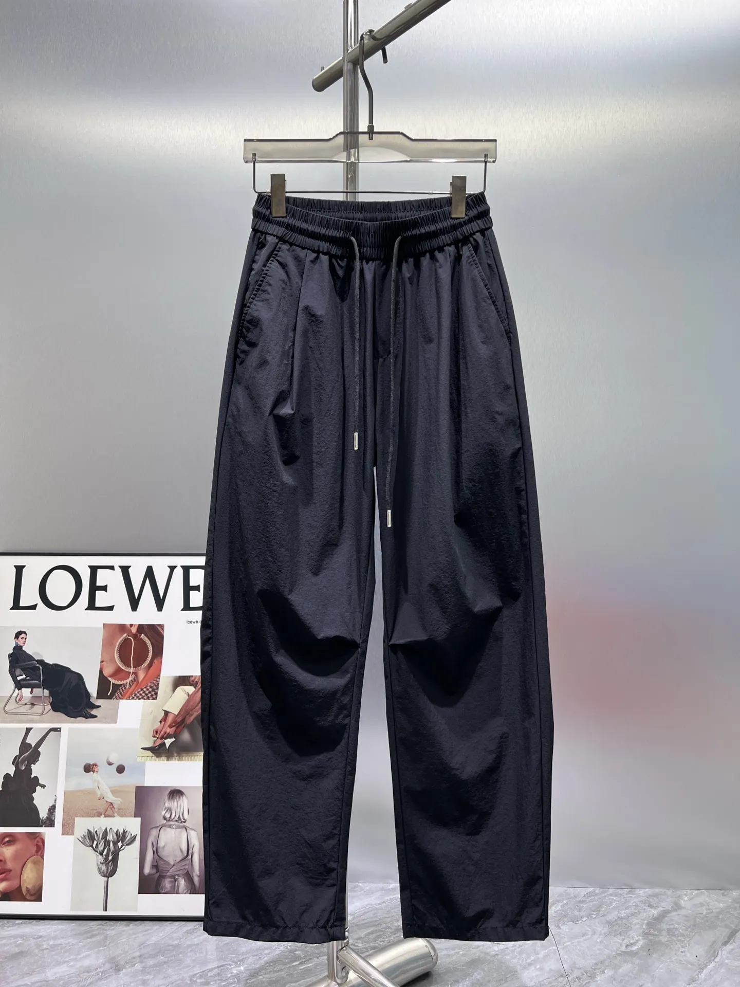 Logo-Embroidered Technical Drawstring Trousers D21512353