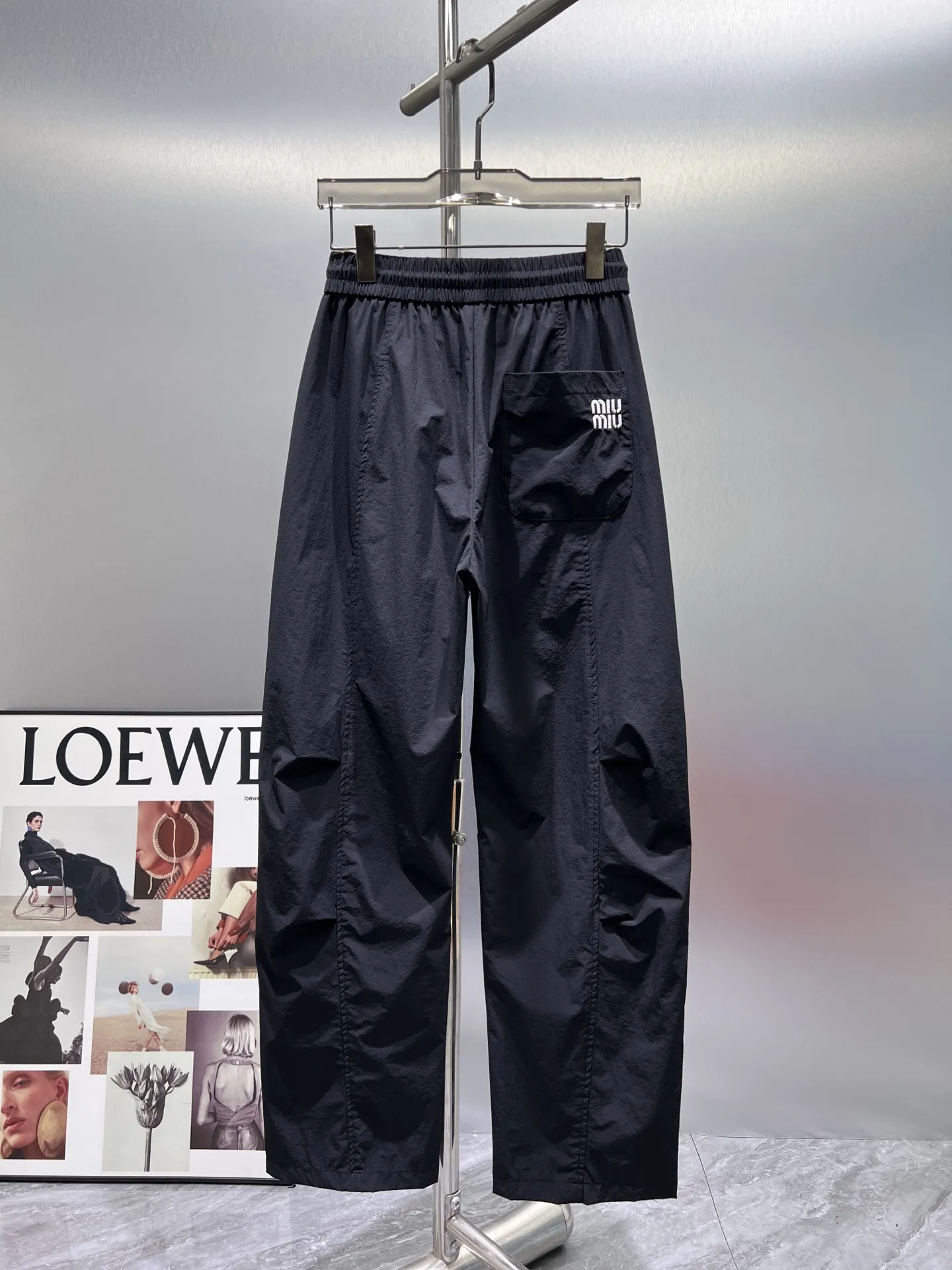 Logo-Embroidered Technical Drawstring Trousers D21512353 — view 2
