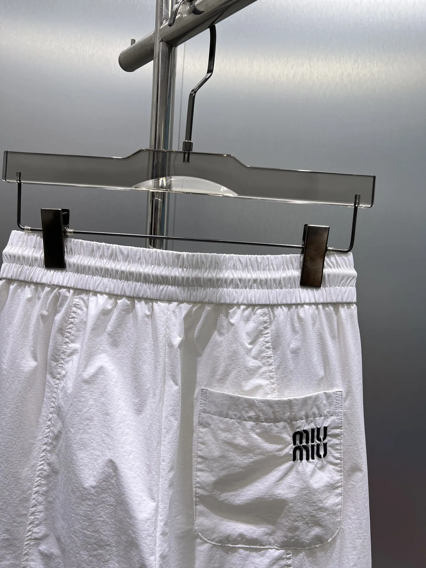 Embroidered Logo Drawstring Trousers D21512352 — view 5