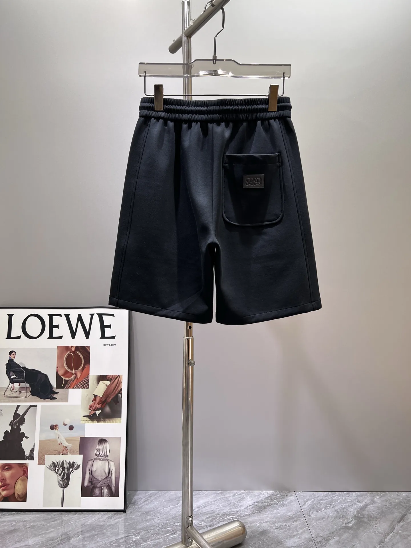 Logo-Embroidered Cotton-Blend Shorts D17011411 — view 2