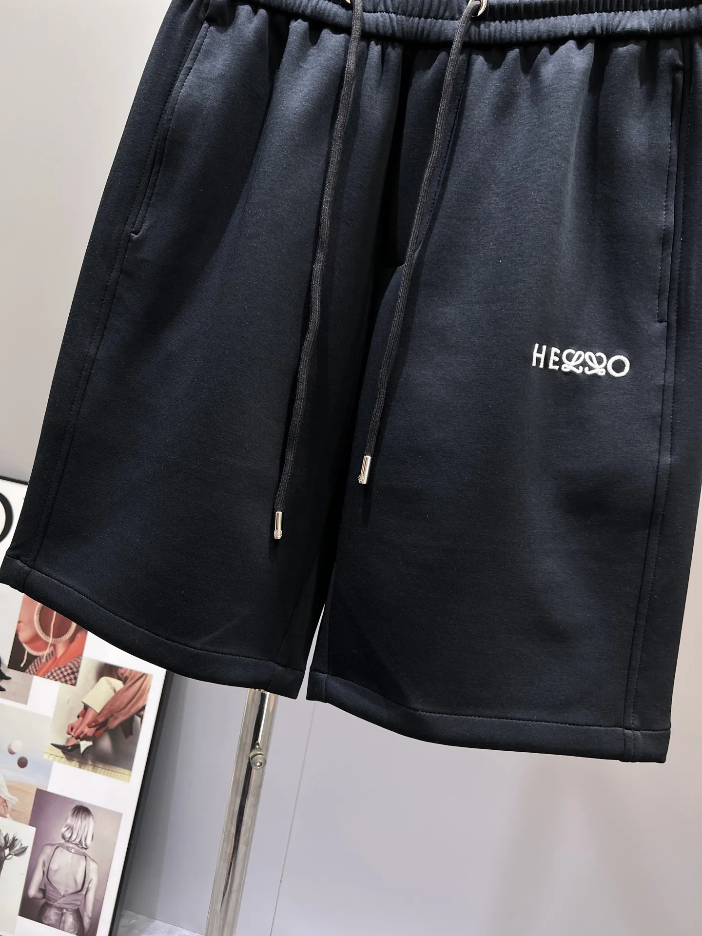 Logo-Embroidered Cotton-Blend Shorts D17011411 — view 6
