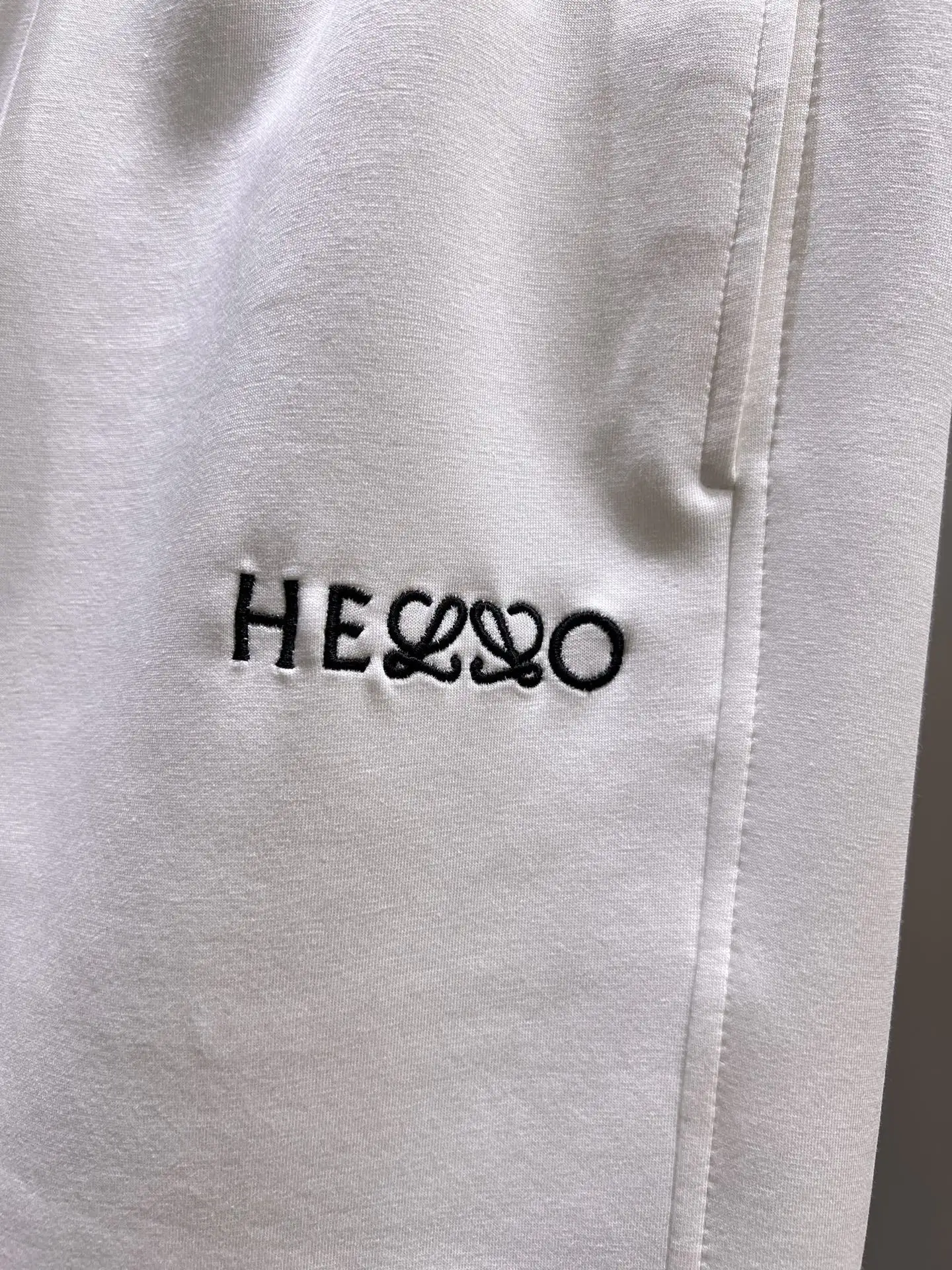 Embroidered Logo Cotton-Jersey Shorts D17011412 — view 5