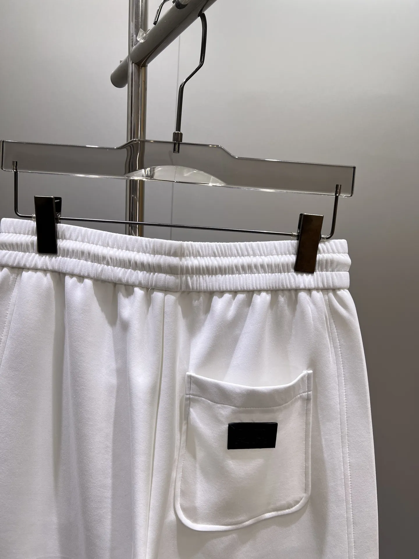 Embroidered Logo Cotton-Jersey Shorts D17011412 — view 7