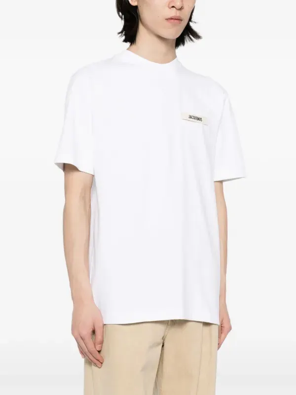 Logo-Patch Cotton-Jersey T-Shirt D12524983