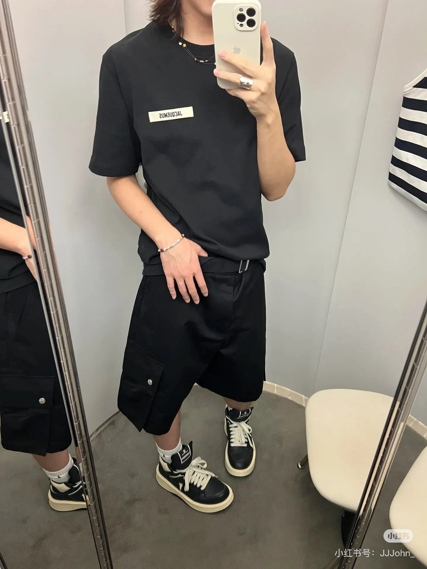 Logo-Patch Cotton-Jersey T-Shirt D12524983 — view 20