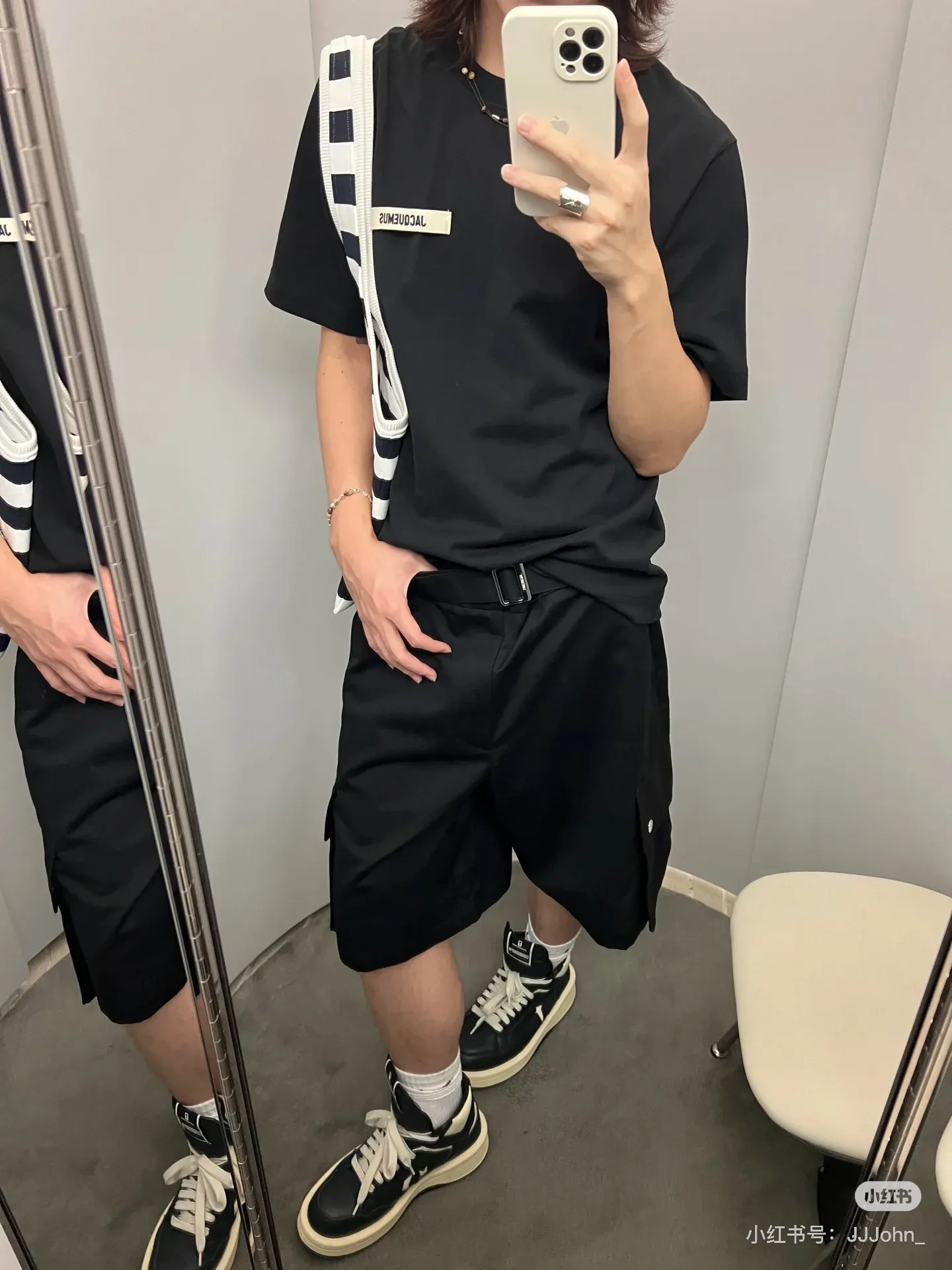 Logo-Patch Cotton-Jersey T-Shirt D12524983 — view 21