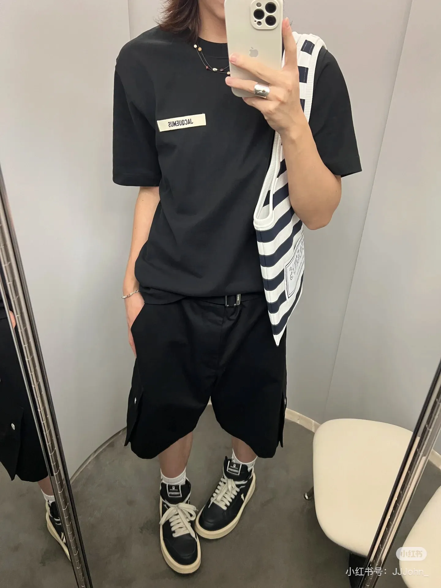 Logo-Patch Cotton-Jersey T-Shirt D12524983 — view 22