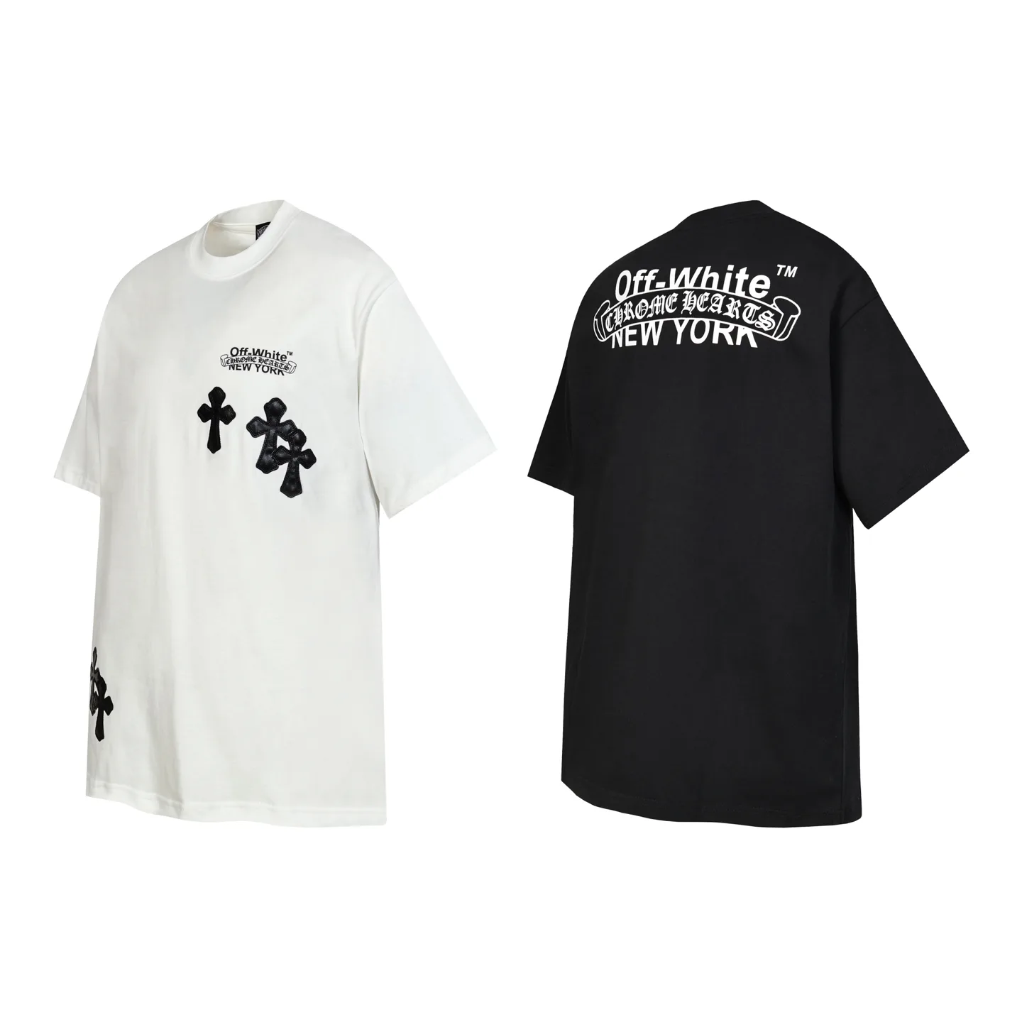 Chrome Hearts x Off-White Cross Patch T-Shirt D9513956