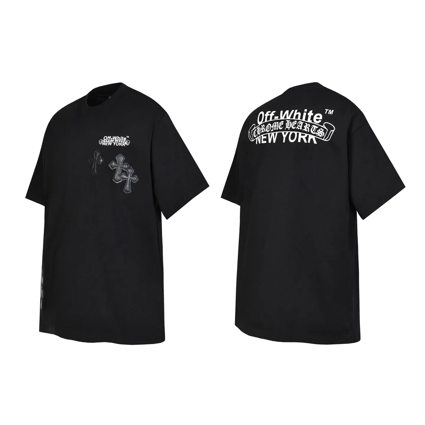 Chrome Hearts x Off-White Cross Patch T-Shirt D9513954