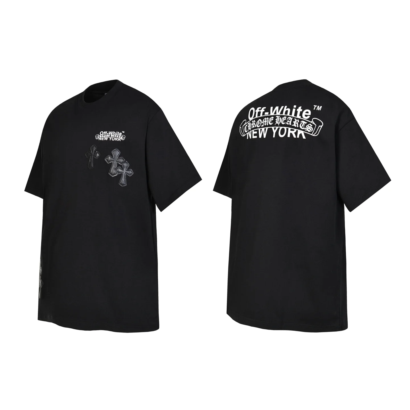 Chrome Hearts x Off-White Cross Patch T-Shirt D9513954