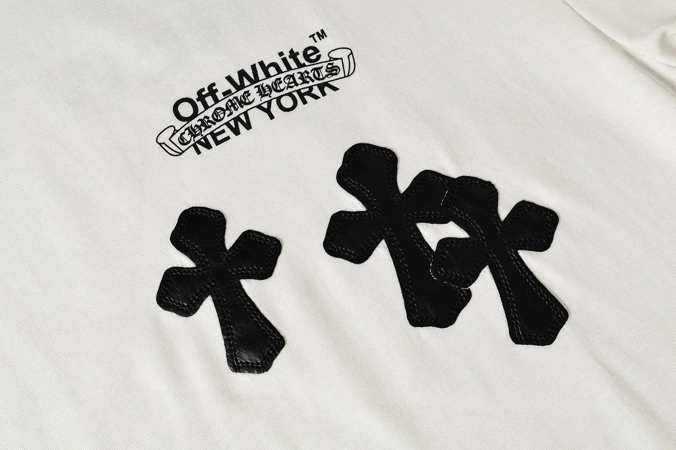 Chrome Hearts x Off-White Cross Patch T-Shirt D9513955 — view 6