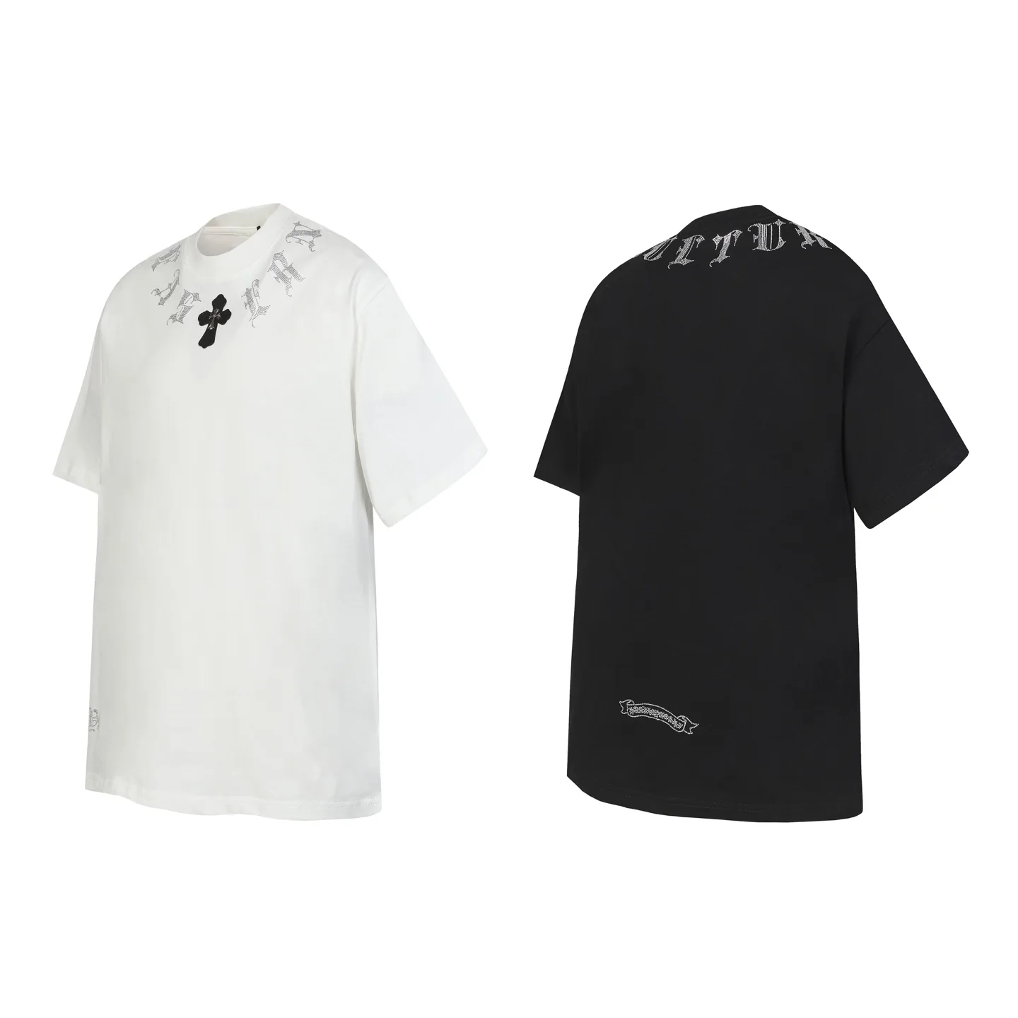 Rhinestone Horseshoe Logo T-Shirt D10013928