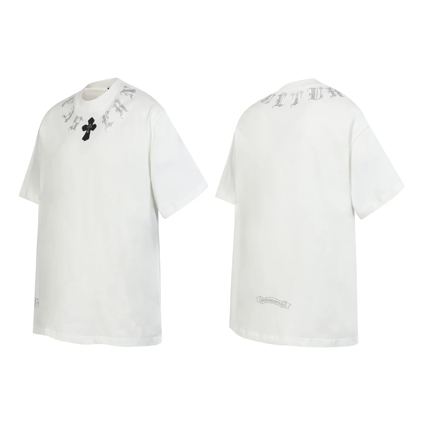 Rhinestone Horseshoe Logo T-Shirt D10013928 — view 2