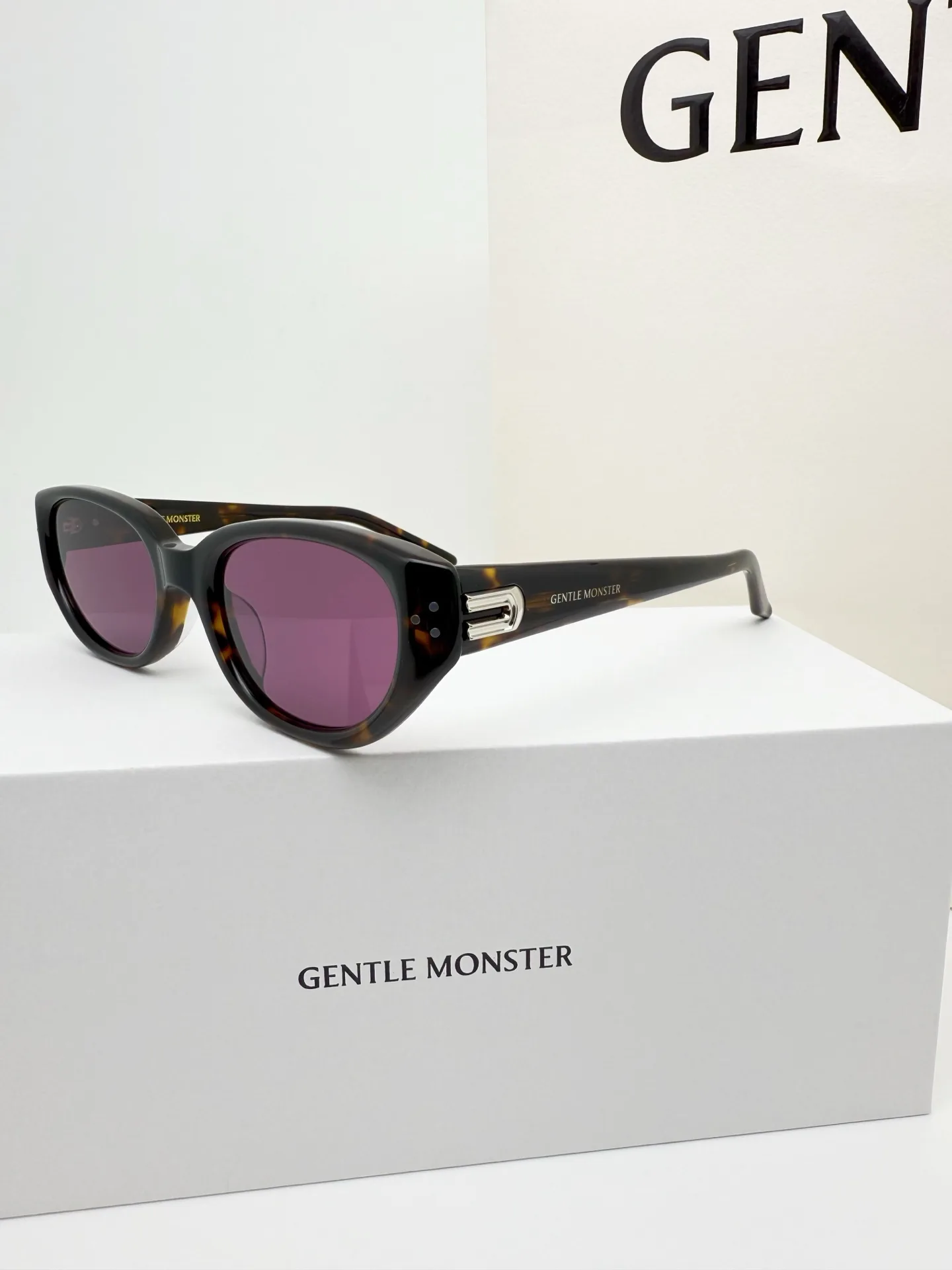 Cat-Eye Acetate Sunglasses D34017764 — view 2