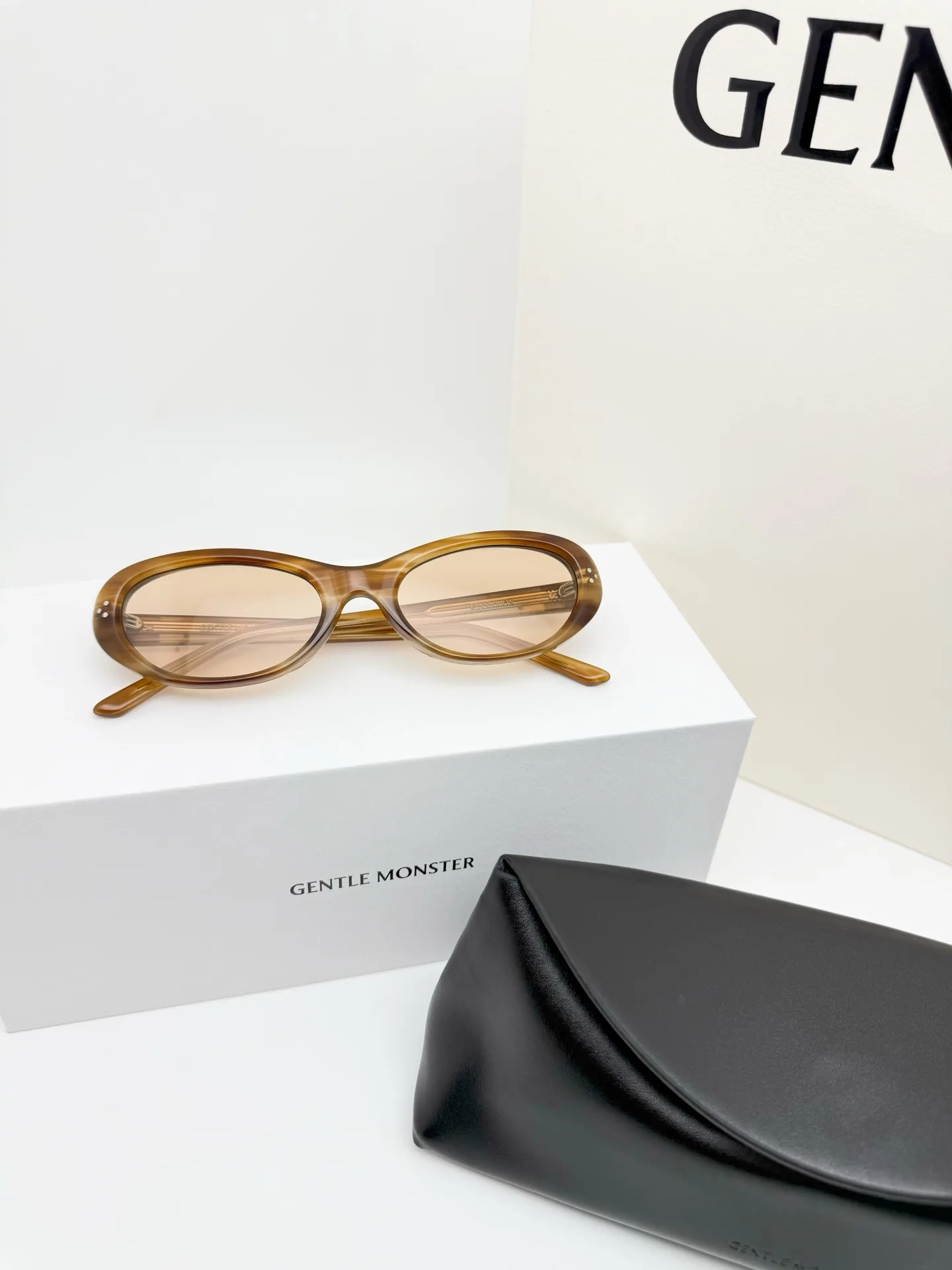 GM Cinnamon Cat-Eye Sunglasses D34017757 — view 4