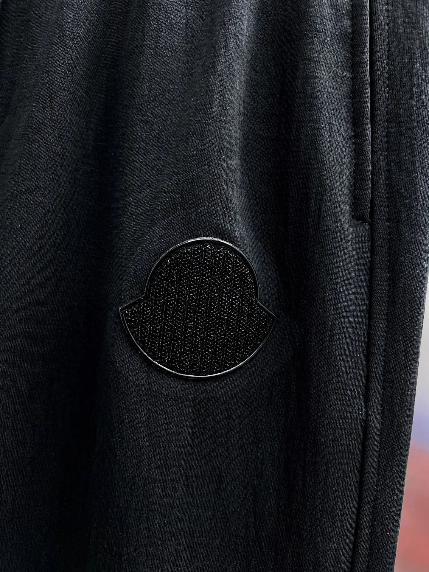 Moncler Logo-Patch Straight-Leg Trousers D22514652 — view 5