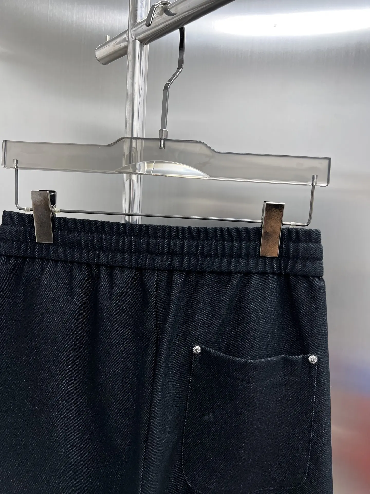 Leather Cross Patch Riveted Trousers D23514649 — view 6