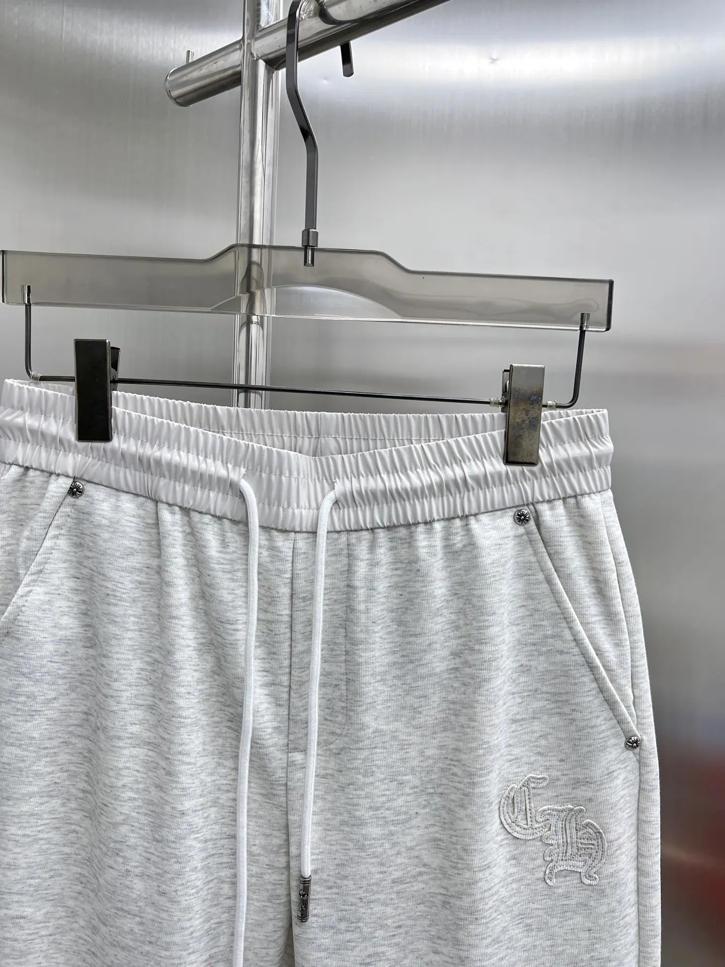 Logo-Appliqué Cotton-Blend Sweatpants D22014644 — view 3