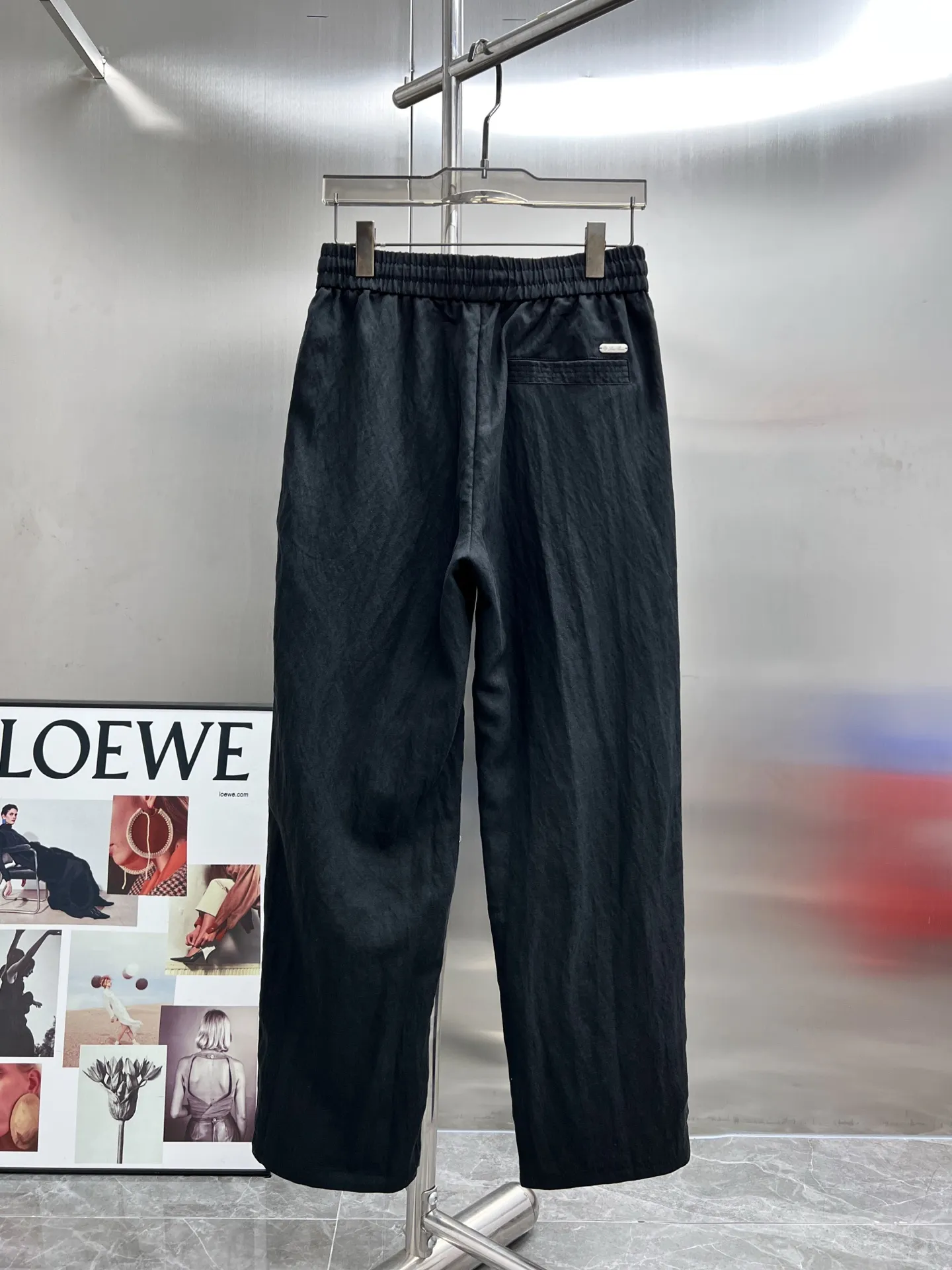 Embroidered Logo Drawstring Trousers D23514639 — view 2