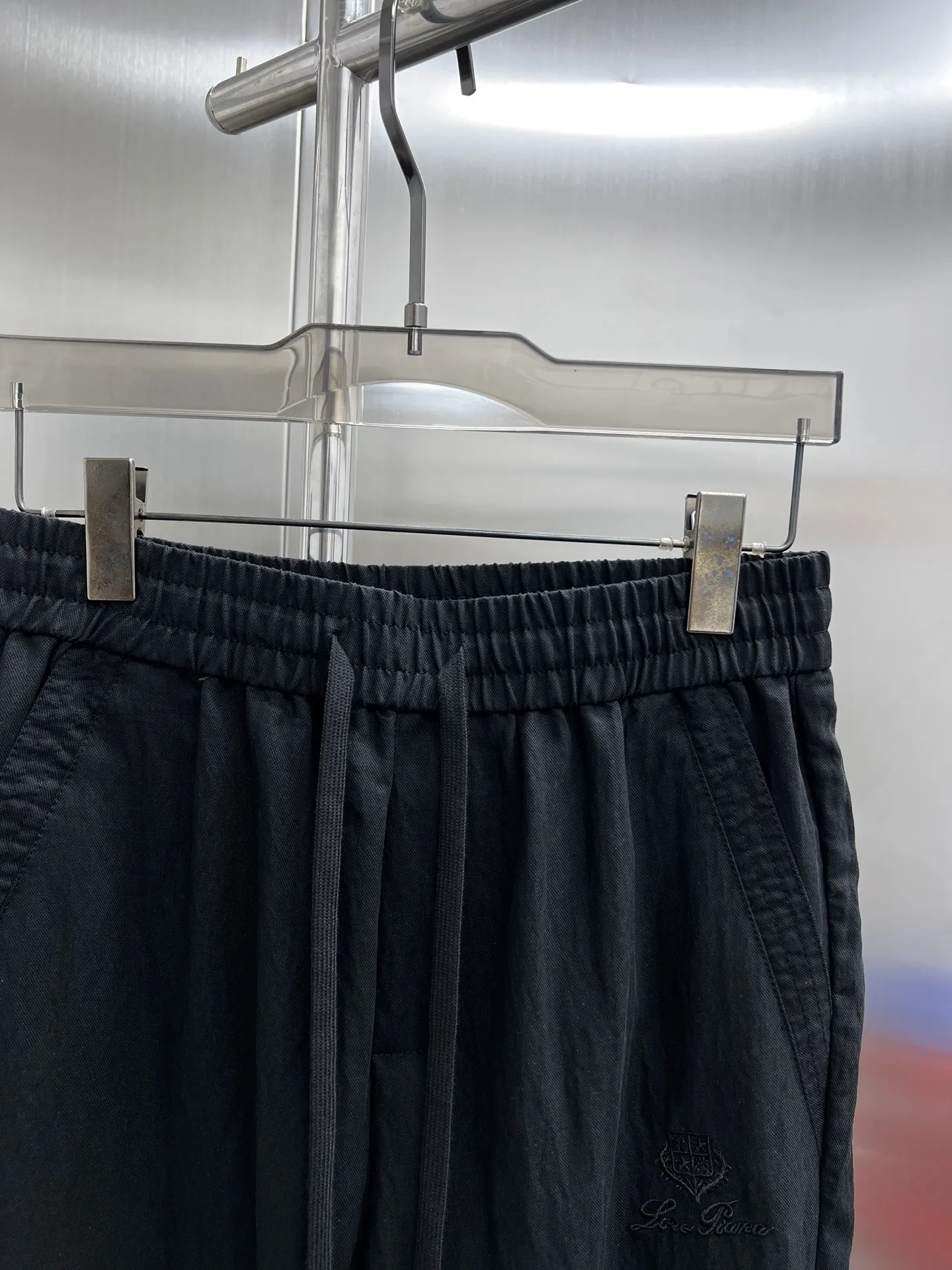 Embroidered Logo Drawstring Trousers D23514639 — view 3