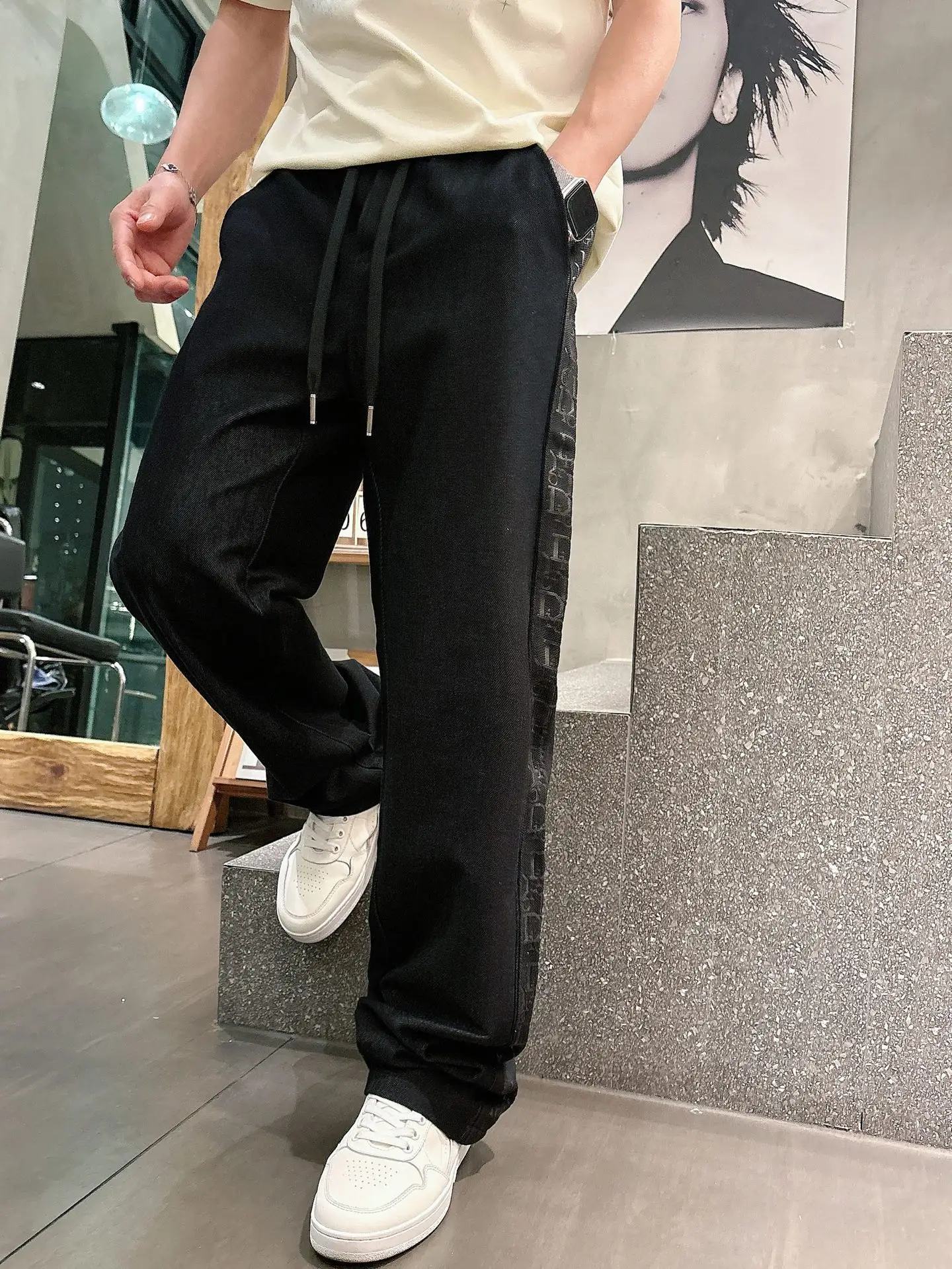 Logo-Jacquard Taped Track Pants D23513337