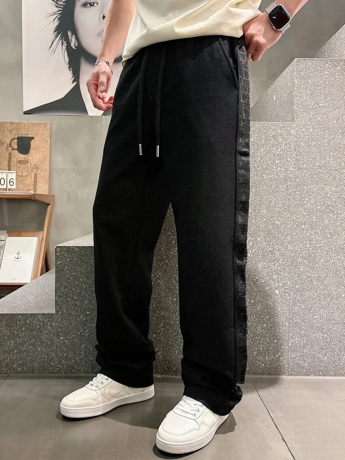 Logo-Jacquard Taped Track Pants D23513337 — view 6