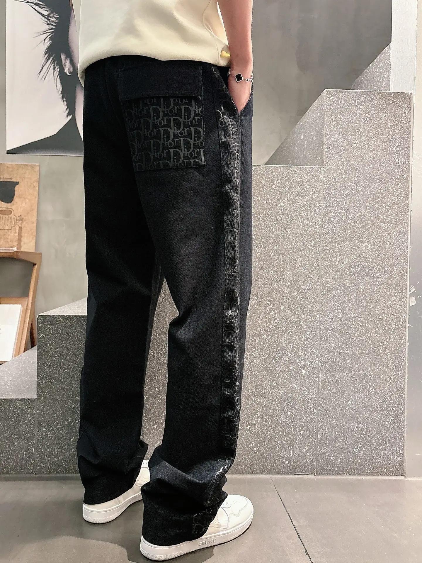 Logo-Jacquard Taped Track Pants D23513337 — view 8