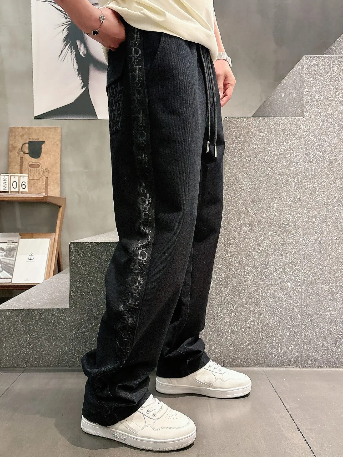 Logo-Jacquard Taped Track Pants D23513337 — view 9