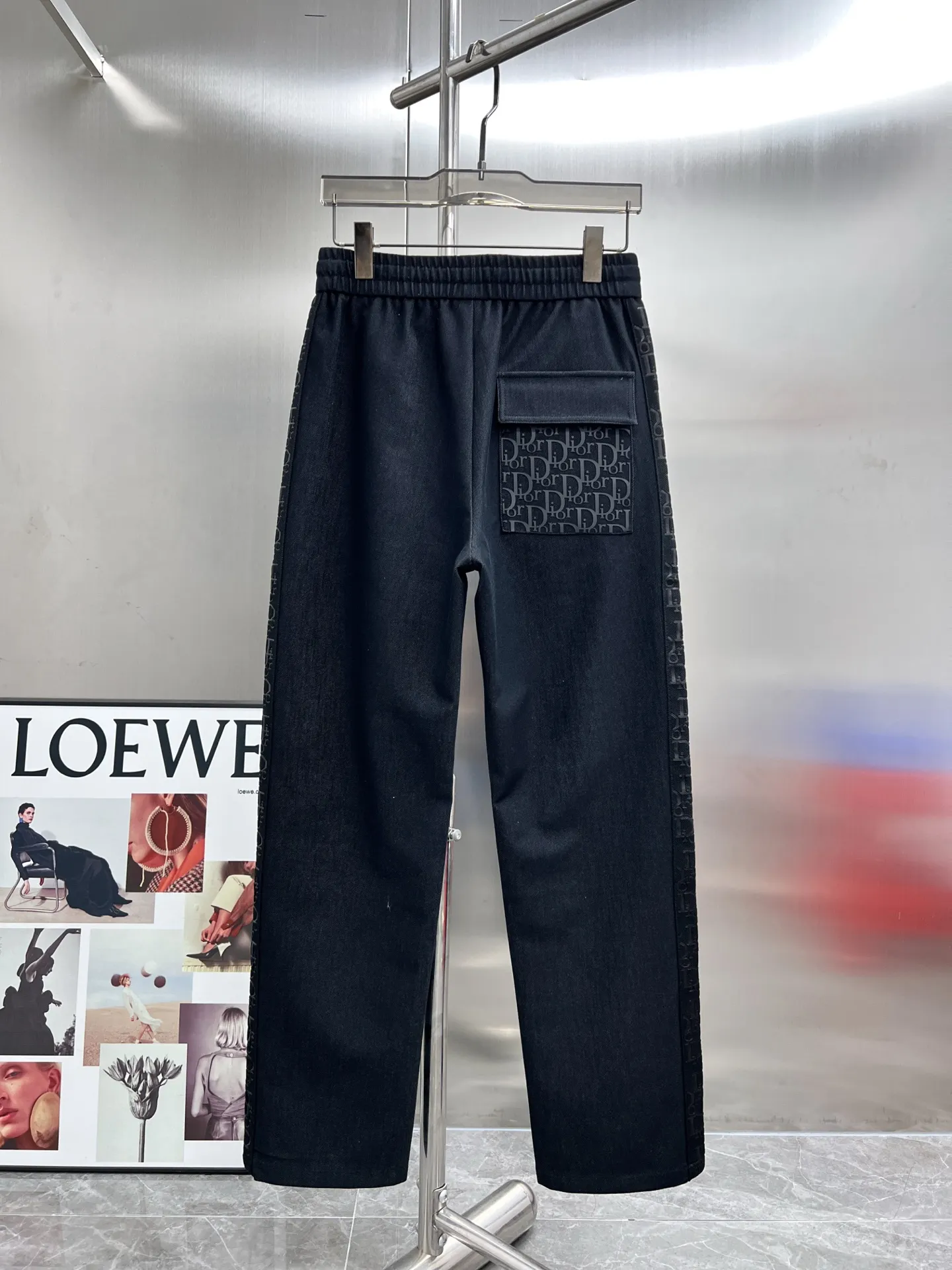 Logo-Jacquard Taped Track Pants D23514637 — view 2