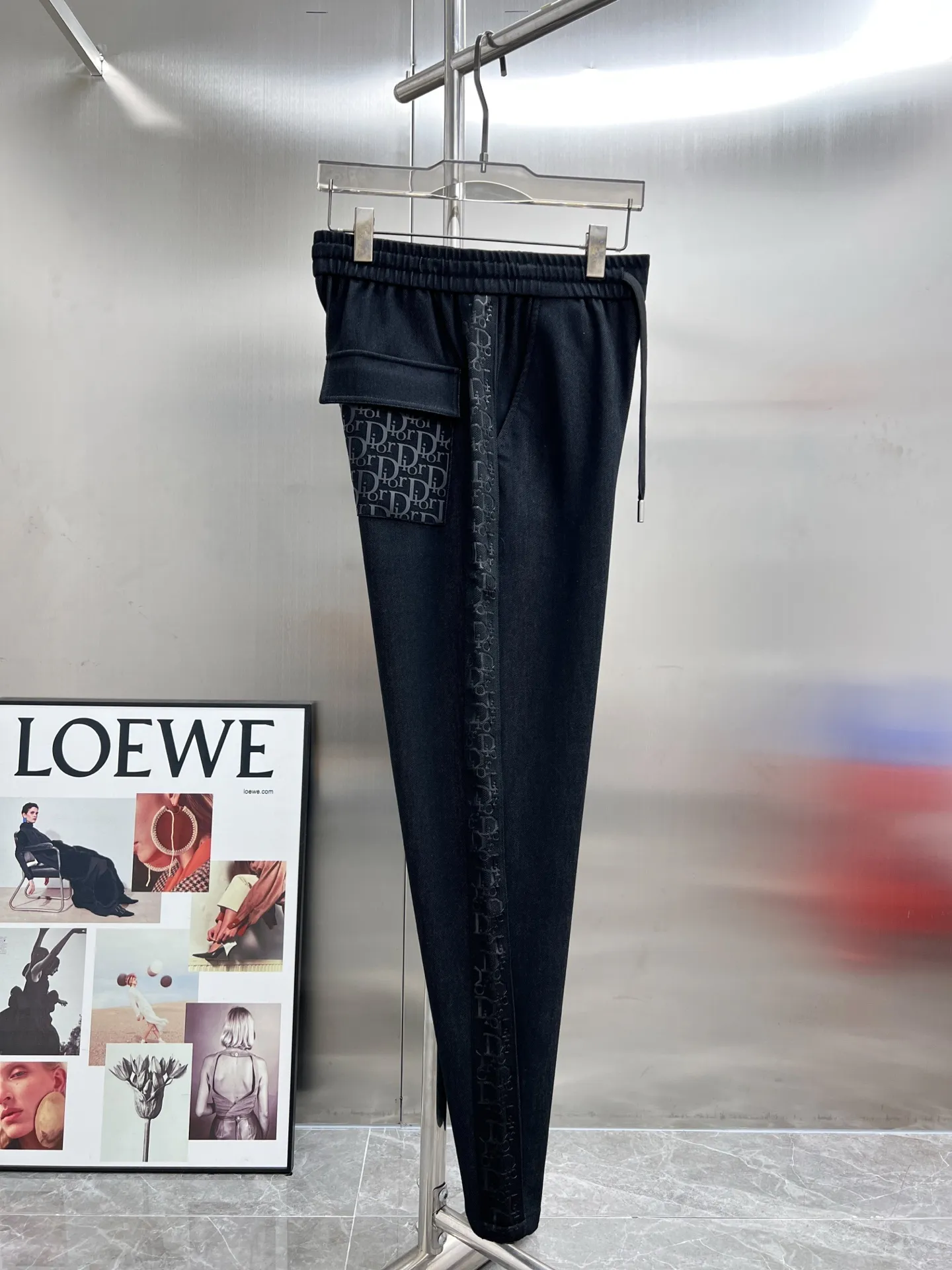 Logo-Jacquard Taped Track Pants D23514637 — view 3