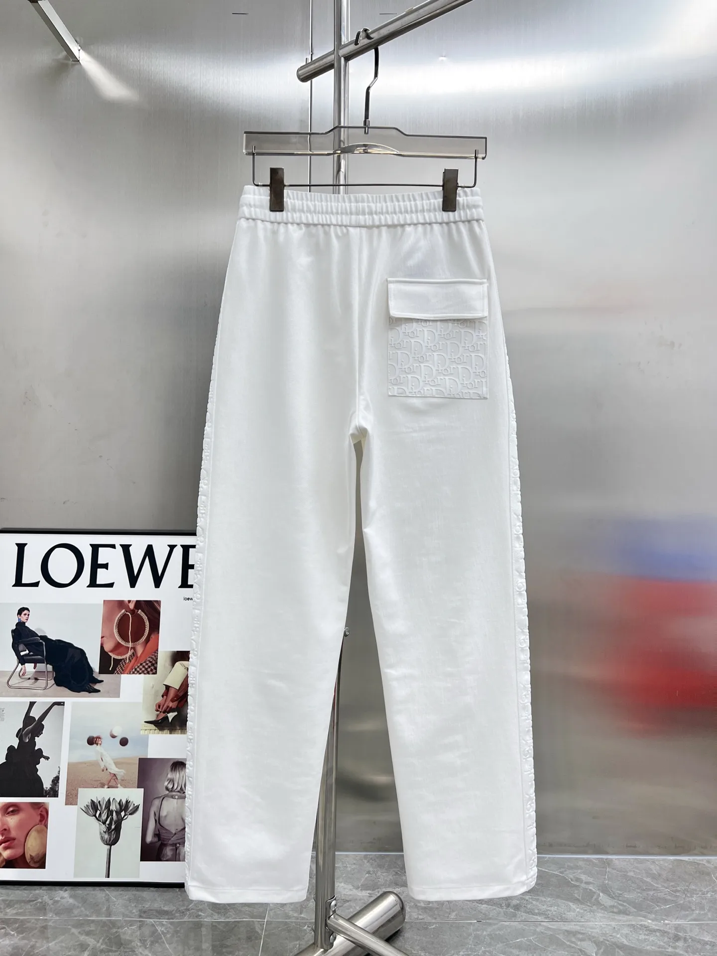 Logo-Jacquard Taped Sweatpants D23514638 — view 2
