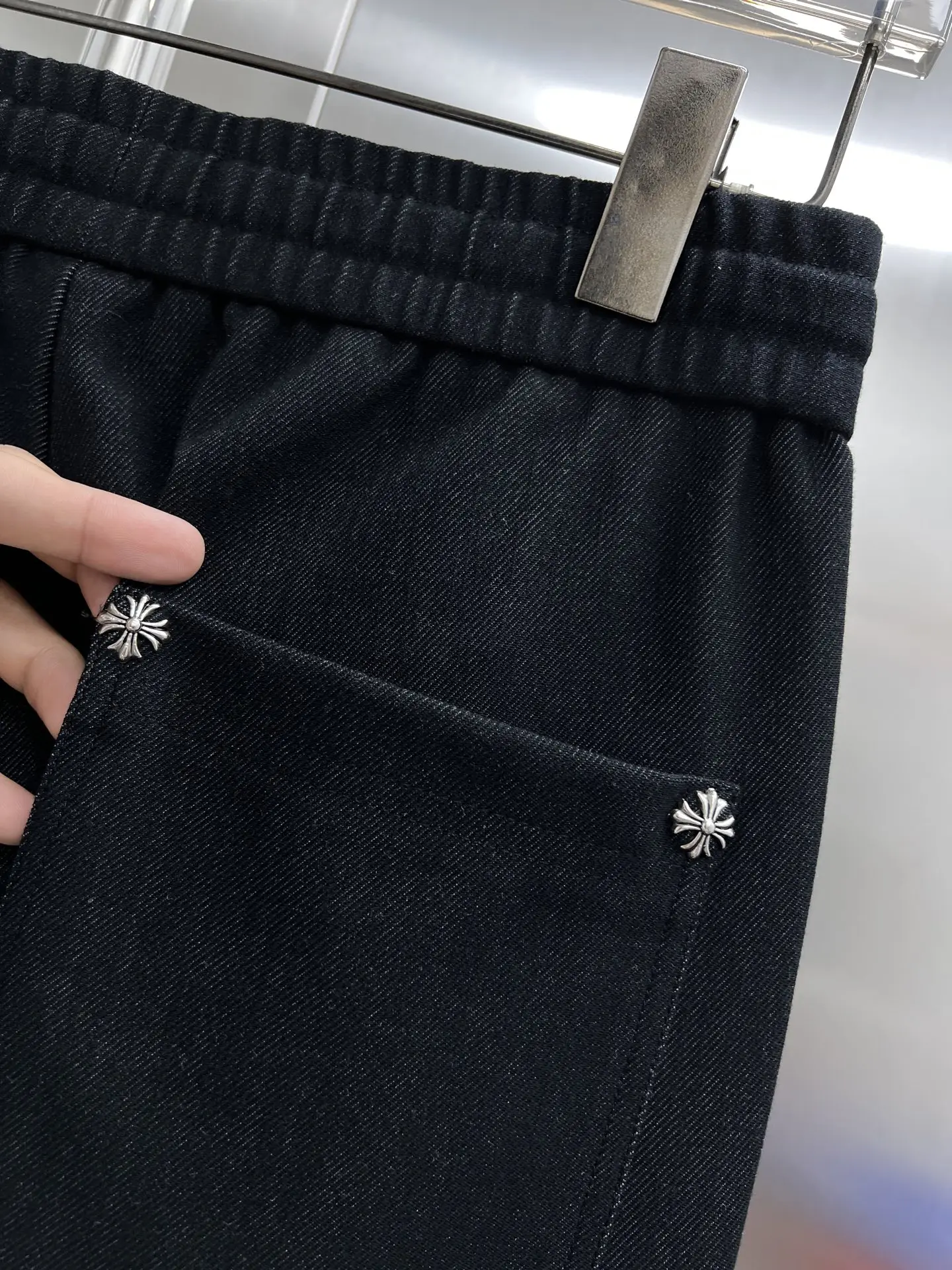 Embroidered Logo Drawstring Trousers D23014635 — view 6