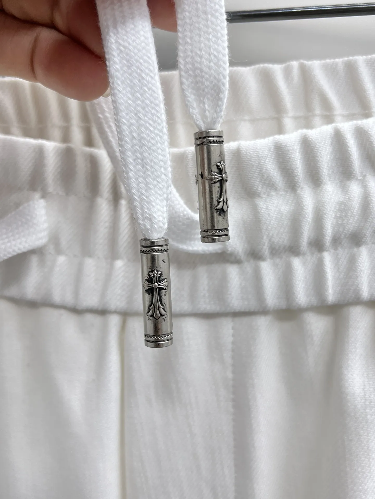 Embroidered Logo Drawstring Trousers D23014636 — view 4