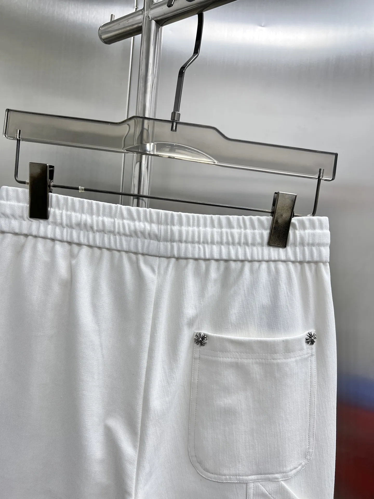 Embroidered Logo Drawstring Trousers D23014636 — view 6