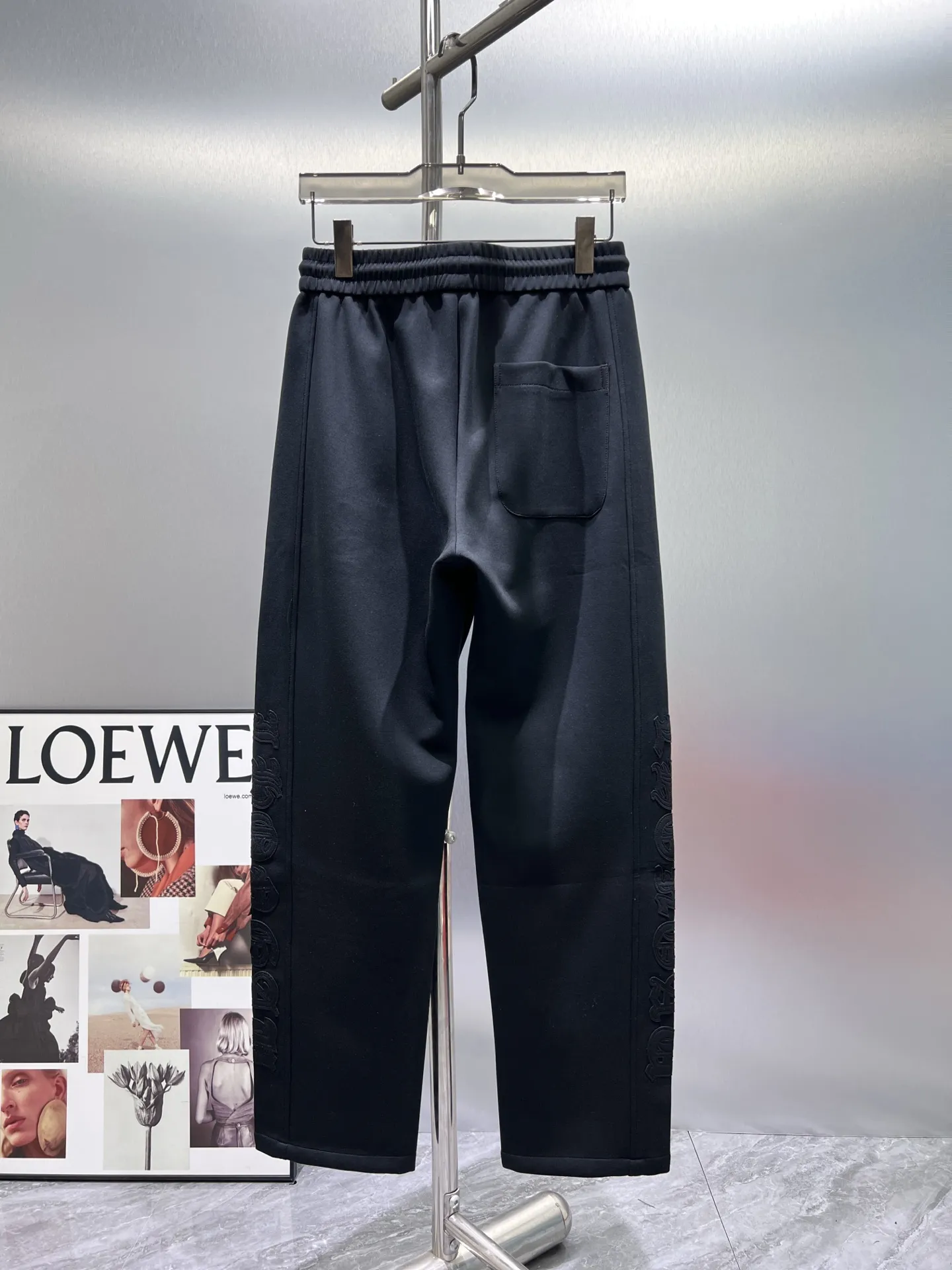 Logo-Appliqué Cotton-Blend Sweatpants D22512360 — view 2