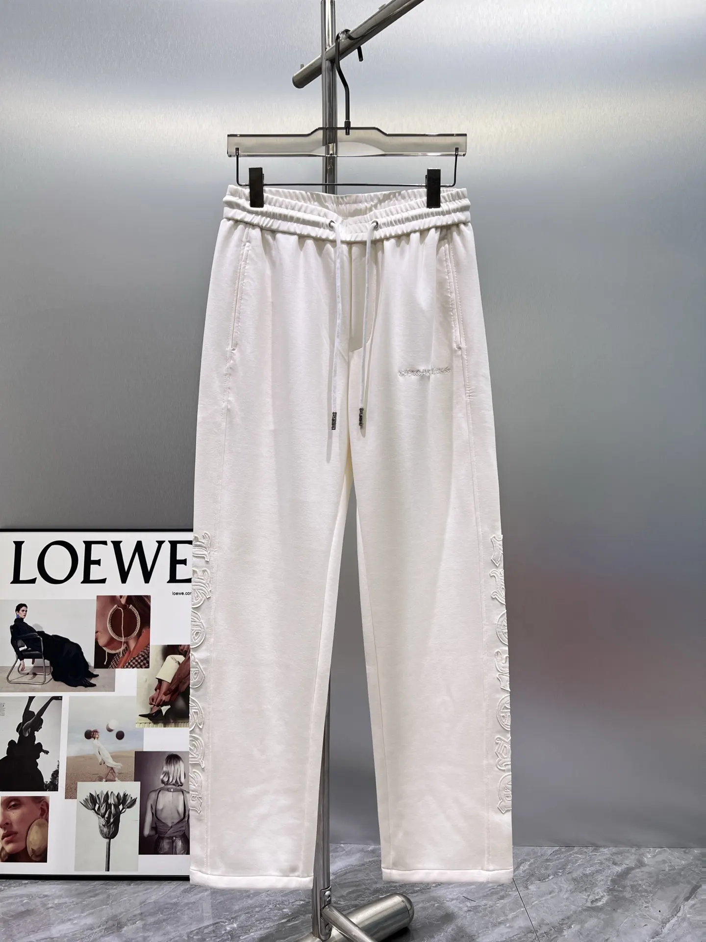 Logo-Embroidered Cotton-Blend Sweatpants D22512359
