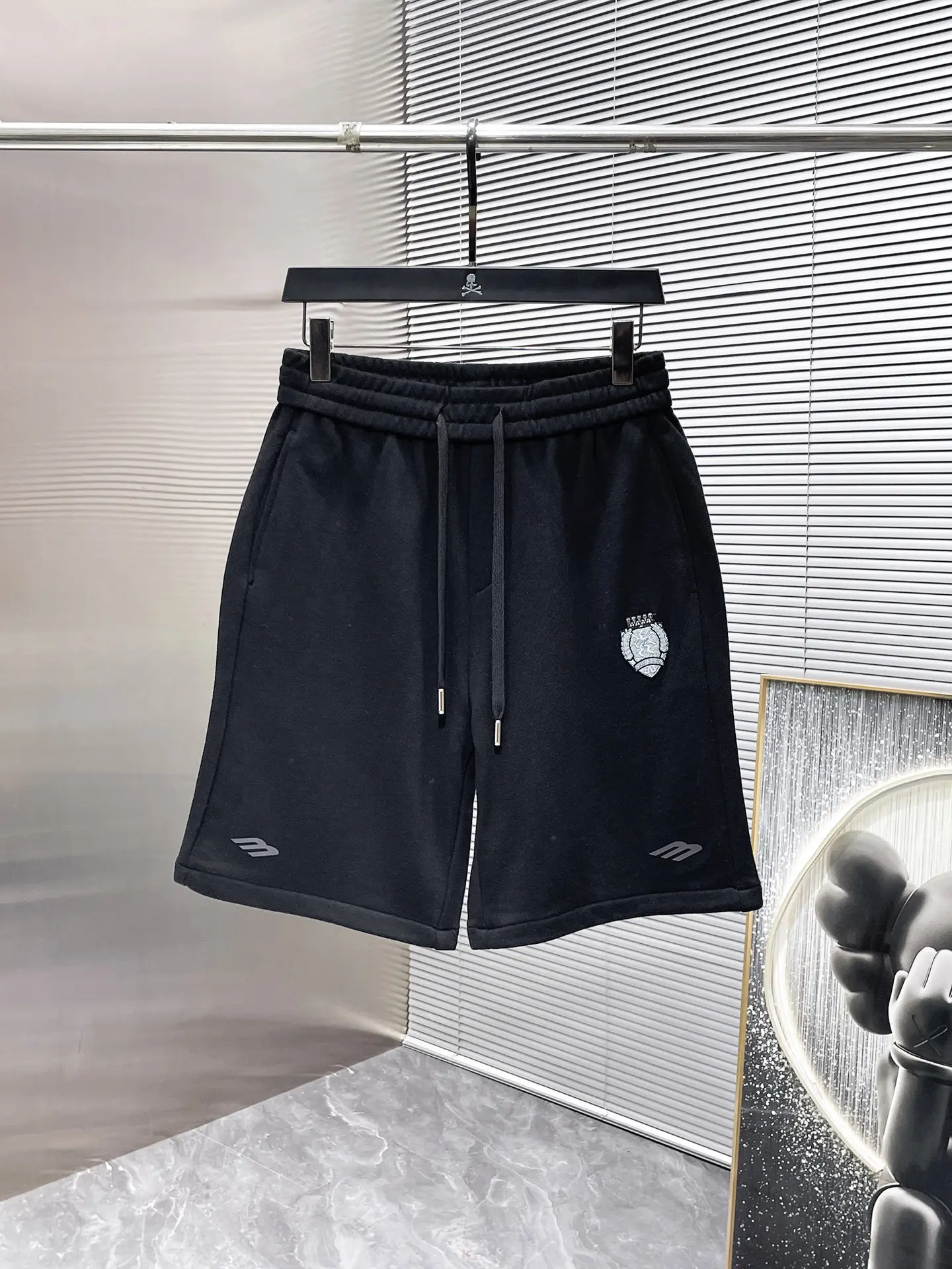 Embroidered Logo Cotton-Jersey Shorts D20012440