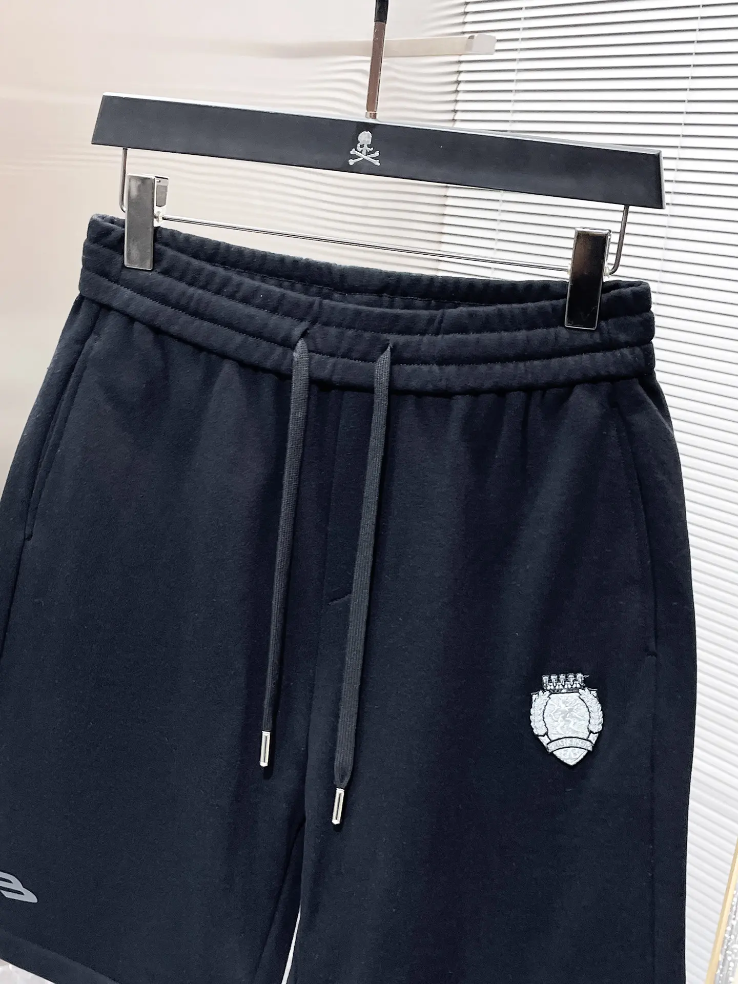 Embroidered Logo Cotton-Jersey Shorts D20012440 — view 4