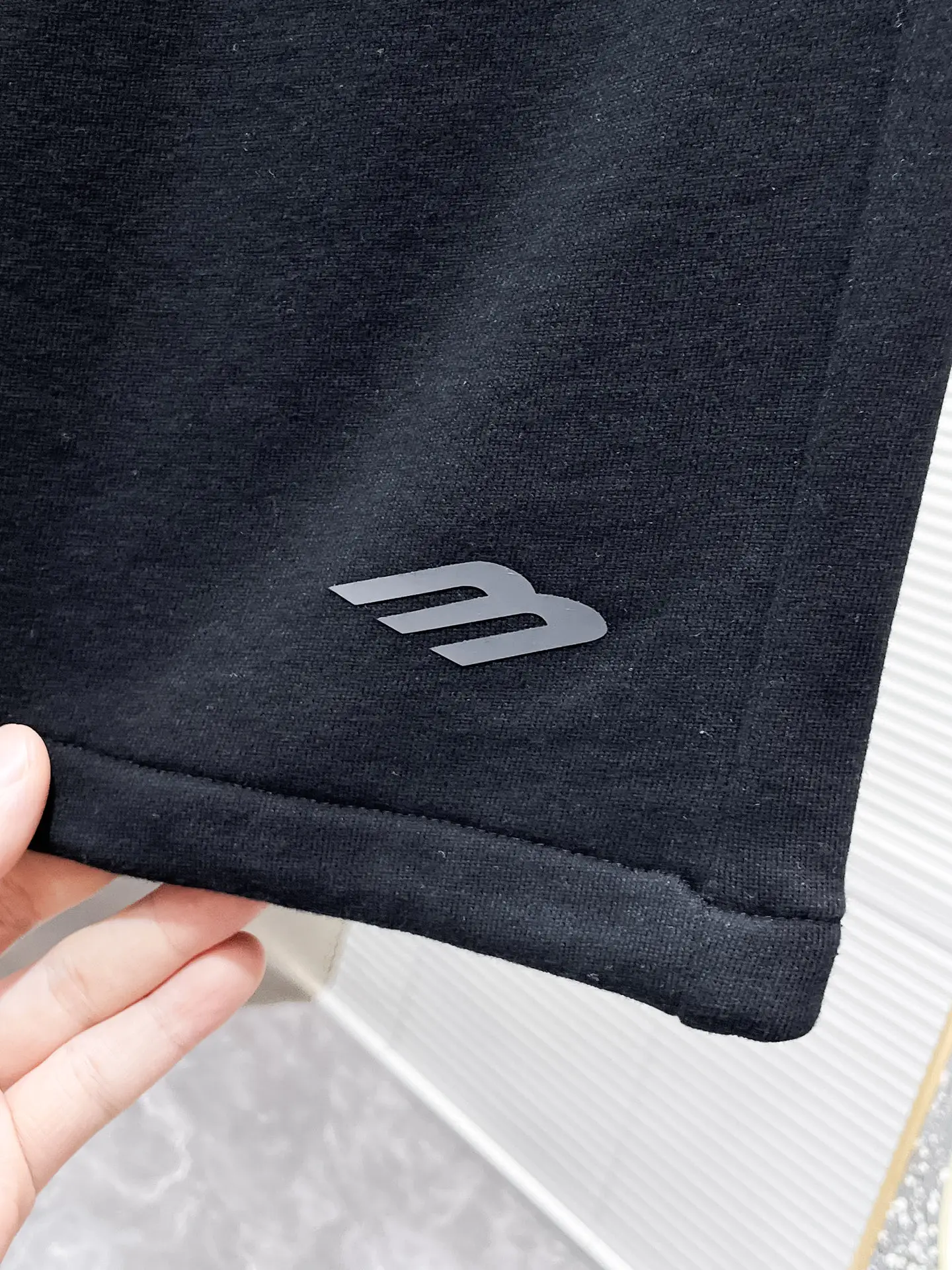 Embroidered Logo Cotton-Jersey Shorts D20012440 — view 8