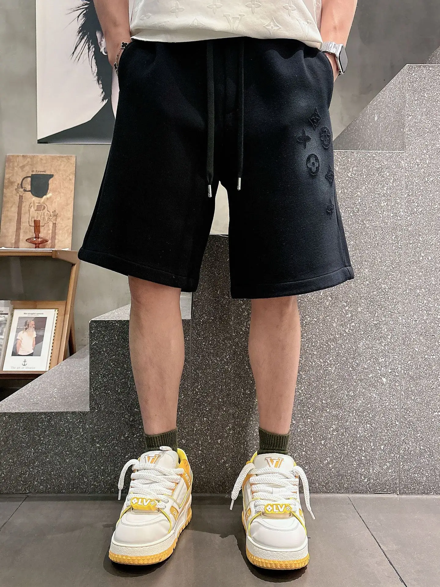 Monogram Burnout Jersey Shorts D21012449