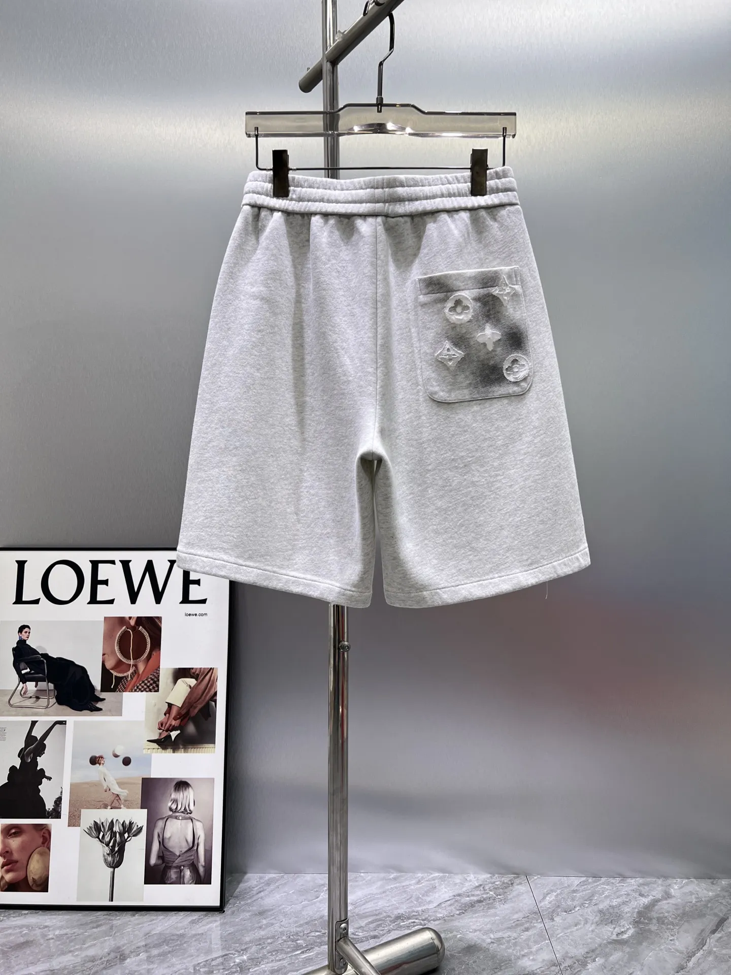 Monogram Burnout Jersey Shorts D21012424 — view 2