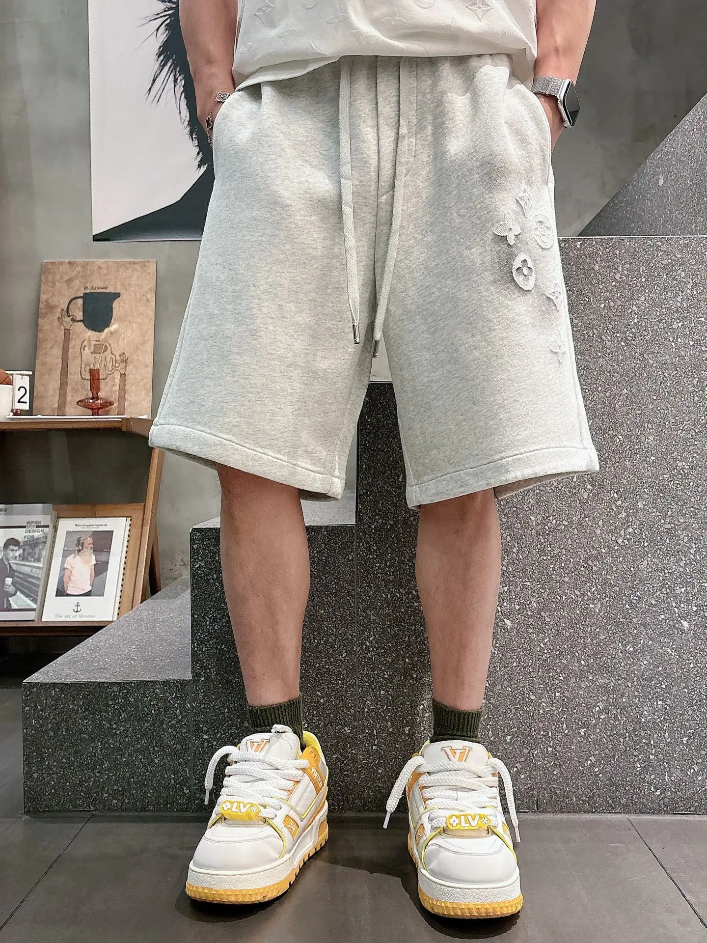 Monogram Laser-Cut Jersey Shorts D21012448