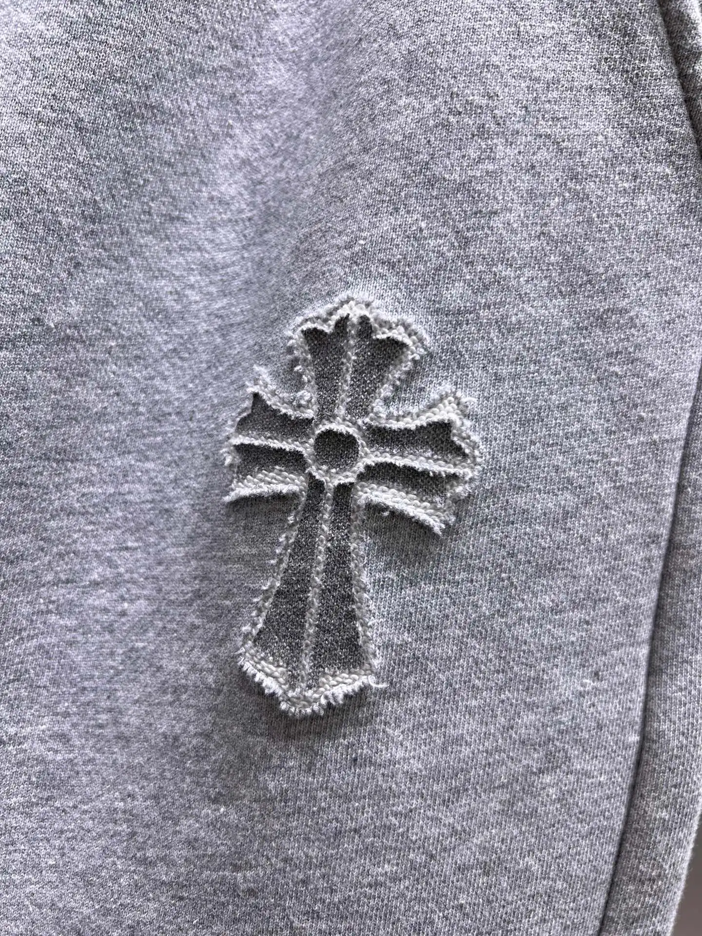 Laser-Cut Logo Cotton-Blend Shorts D21012422 — view 6